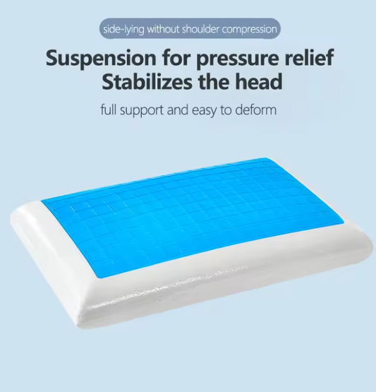 Almohada de espuma viscoelástica con cojín de refrigeración de Gel Premium