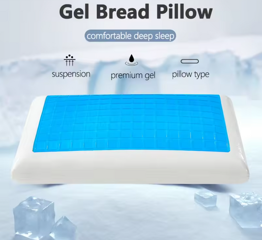 Almohada de espuma viscoelástica con cojín de refrigeración de Gel Premium